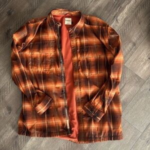 Fleece lined flannel